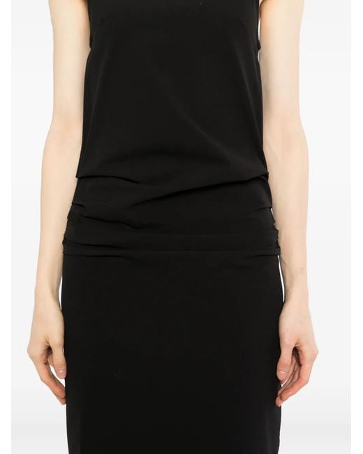 Proenza Schouler Black Priya Midi Dress