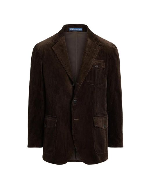 Polo Ralph Lauren Black Corduroy Blazer for men