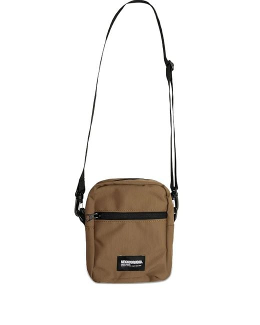 Neighborhood White Mini Vertical Shoulder Bag for men
