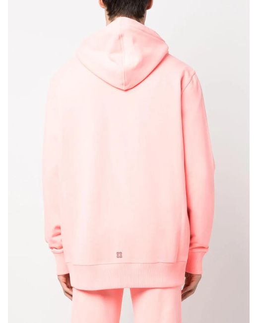 Givenchy Pink Full Zip Hoodie for men