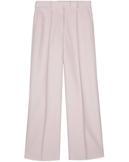 Valentino Garavani Pink Straight-leg Tailored Trousers