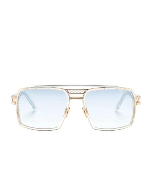Cazal Blue 6033/3 Pilot-Frame Sunglasses for men