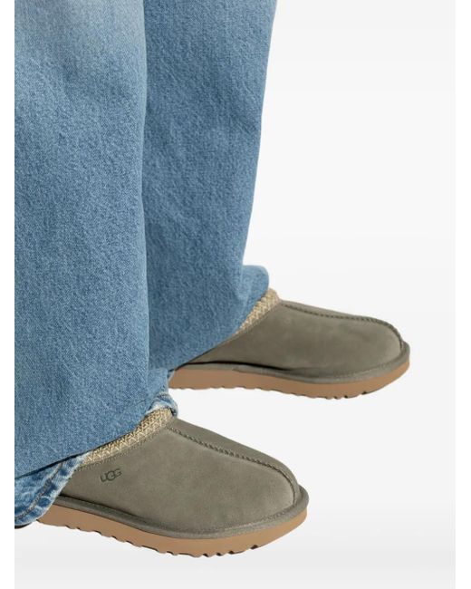 Ugg Gray Braided-Trim Sheepskin Boots