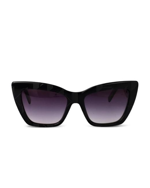 Karl Lagerfeld Blue Cat-Eye Frame Sunglasses