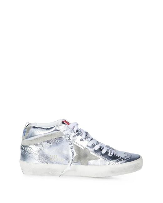 Golden Goose Deluxe Brand White Midstar Sneaker For
