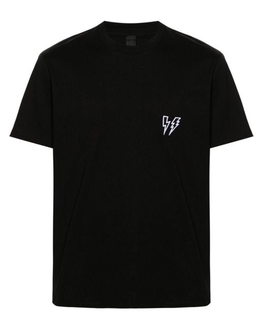 Neil Barrett T-shirt Met Patch in het Black voor heren