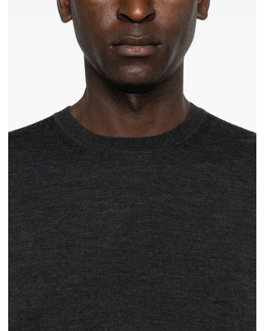 Pull À Col Rond Alpha Studio pour homme en coloris Black
