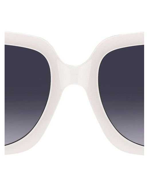 Marc Jacobs White Full-Rim Sunglasses