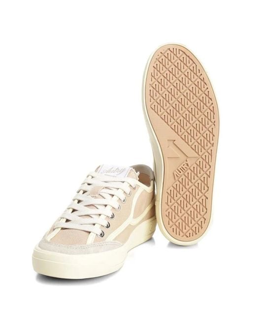 Autry White Windscape Panelled Suede Sneakers