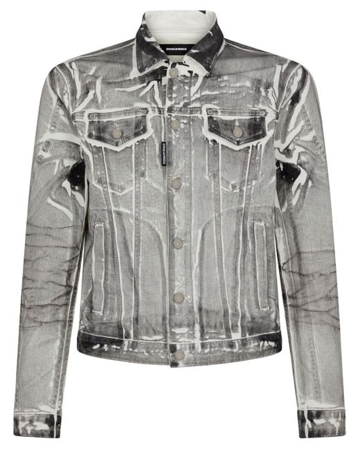 DSquared² Gray Jackets for men
