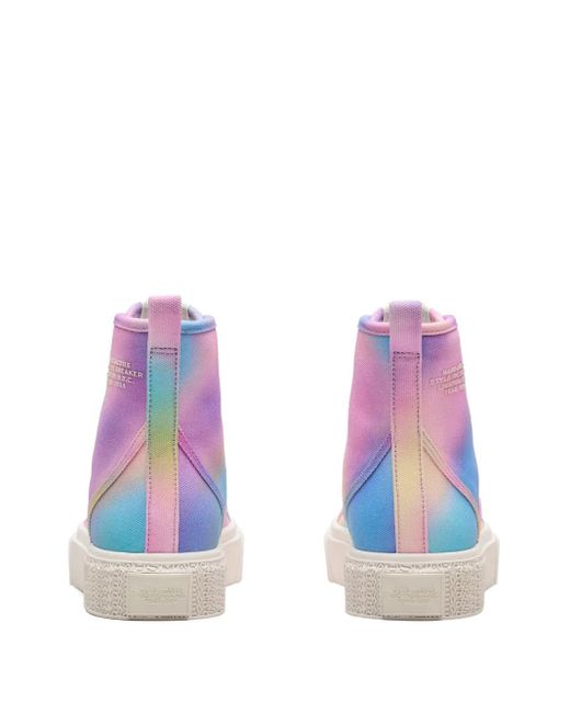 Marc Jacobs Pink The Airbush Canvas Sneakers