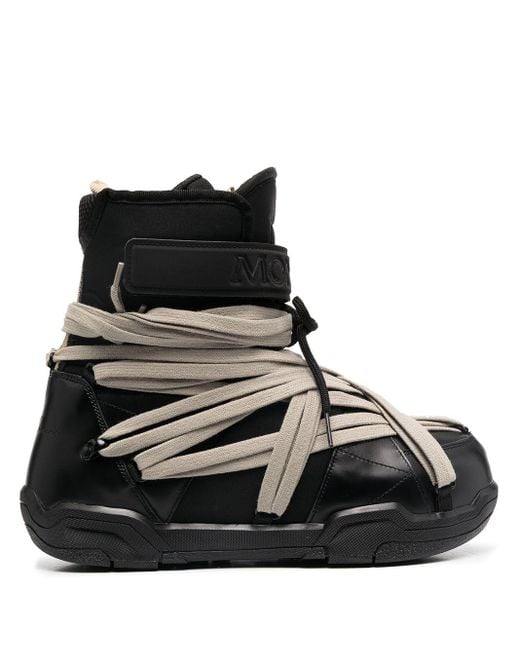 X Moncler bottines Stivali Tessuto Rick Owens pour homme en coloris Black