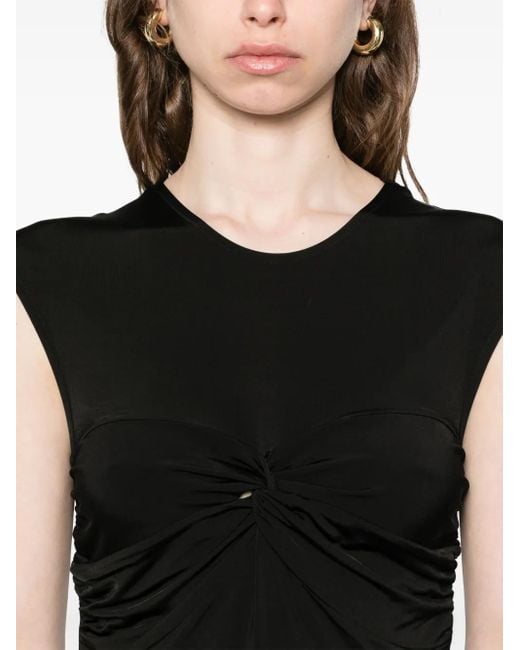 Sandro ノットディテール トップ Black