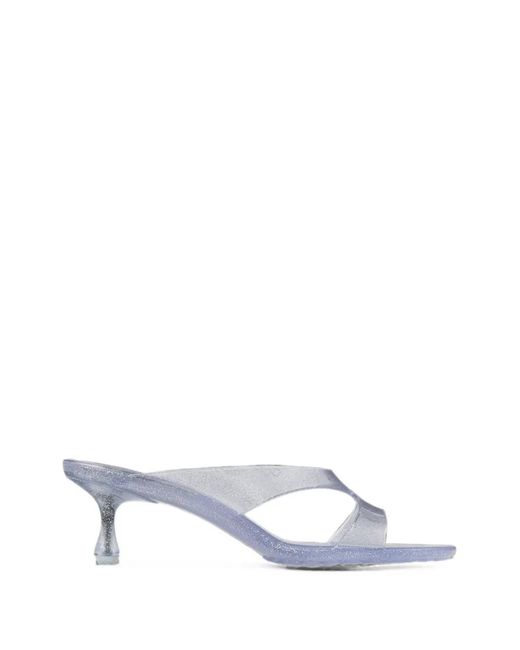 Jimmy Choo White Jelly Sandals