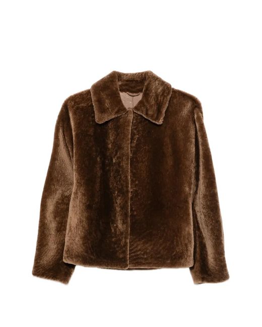 Manzoni 24 Brown Shearling Jacket