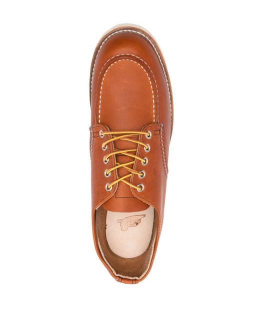 Shop Moc leather derby shoes Red Wing pour homme en coloris Brown