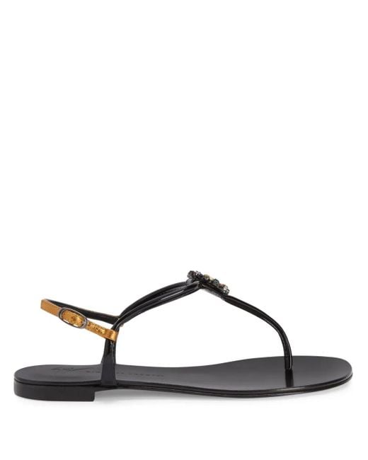 Infradito di Giuseppe Zanotti in Brown
