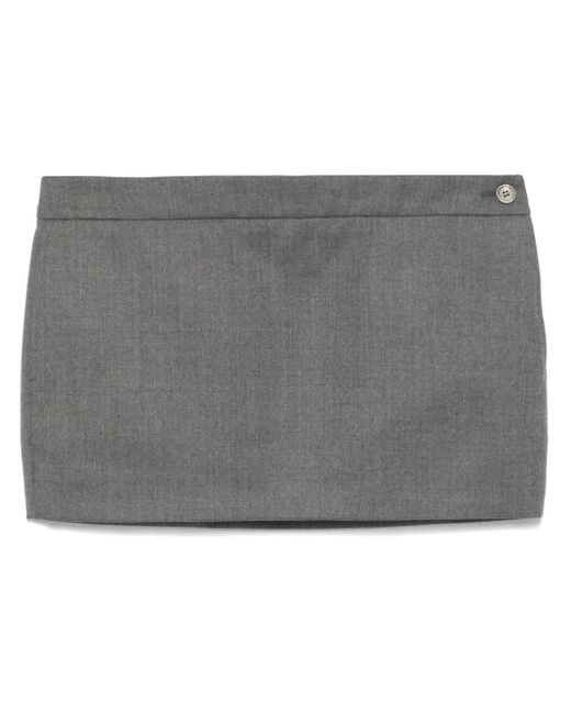 Wardrobe NYC Gray Klassischer Minirock