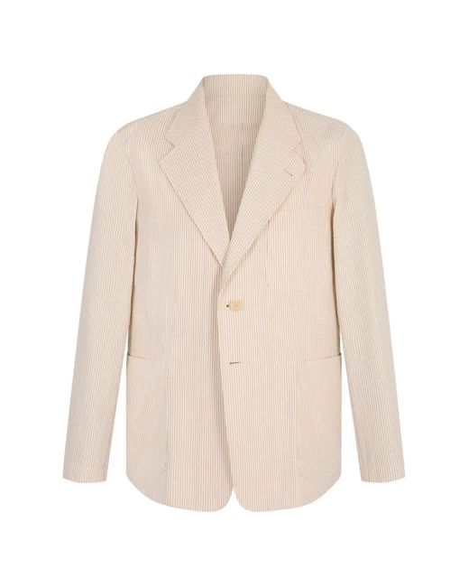 Fursac Natural Blazer À Rayures for men