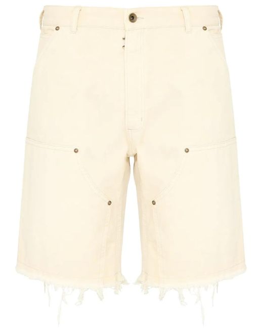 Maison Margiela Natural Denim Shorts for men