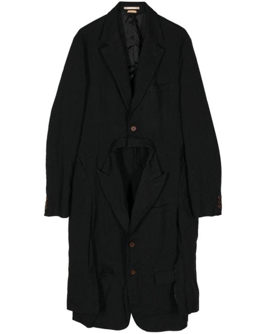 Comme des Garçons Black Double-jacket Coat for men