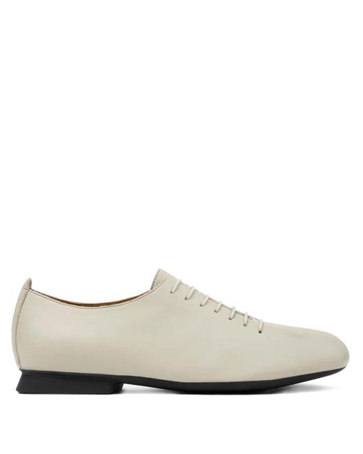 Camper レザーフラットシューズ White
