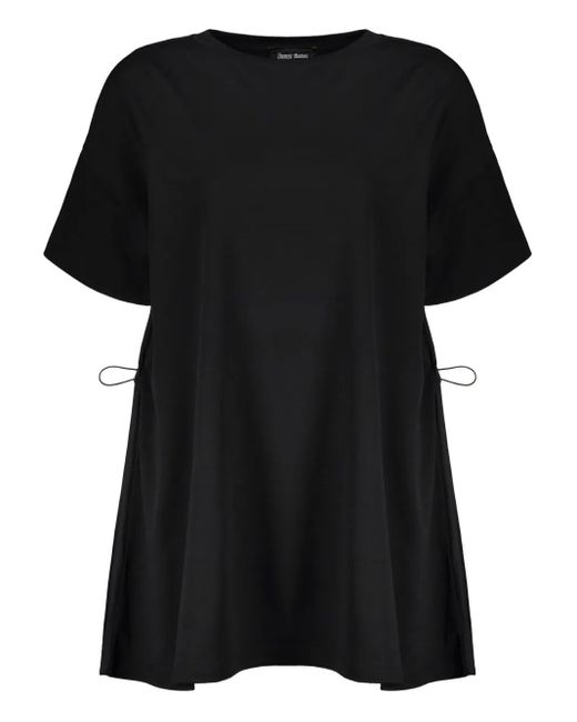 Herno ドローストリング Tシャツ Black