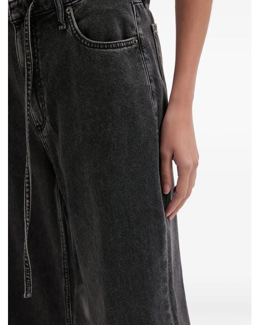 Vaqueros Con Cintura Con Cordones Rag & Bone de color Black