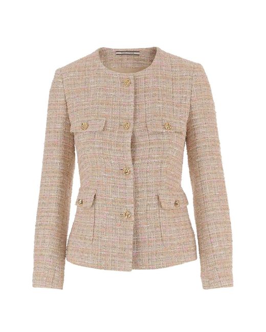 Tagliatore Natural Button Flap-Pocket Jacket