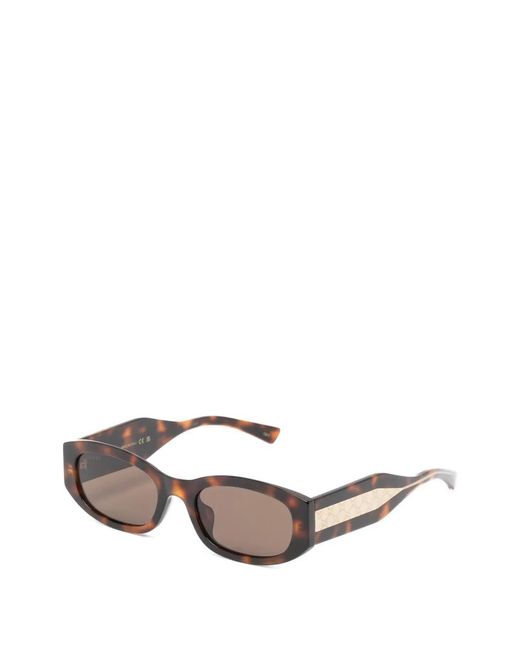 Gucci Pink Rectangle-Shape Sunglasses