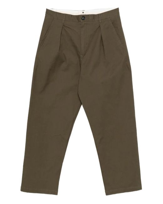 Pantalones Jakob con pinzas Anerkjendt de hombre de color Green