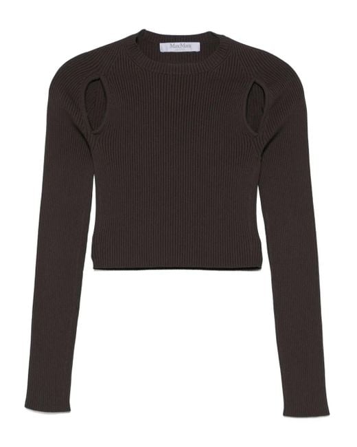 Max Mara Black Alai Top