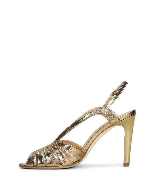 The Seller Metallic-Effect Strappy Sandals
