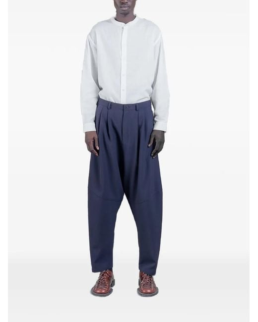 Henrik Vibskov Blue Ants Dropped-Crotch Trousers for men
