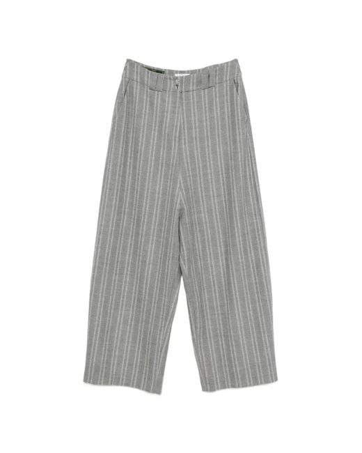 Vestiaire d'un Oiseau Libre Gray Striped Trousers