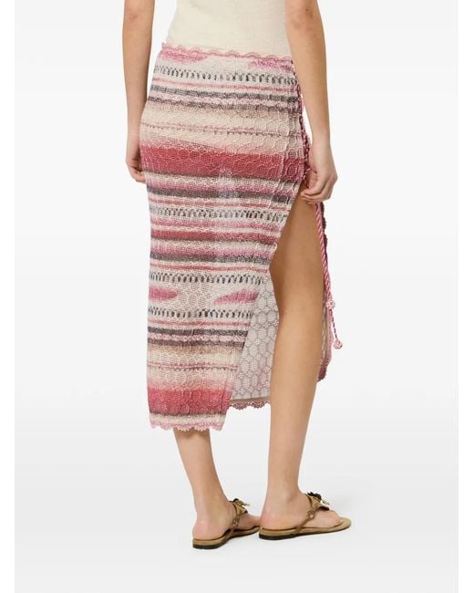 Isabel Marant Red Noryane Skirt