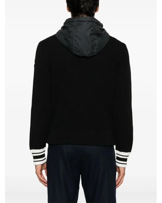 Moncler Black Panelled Jacket for men