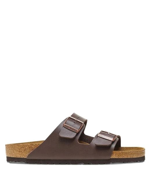 Birkenstock ダブルバックル サンダル Brown