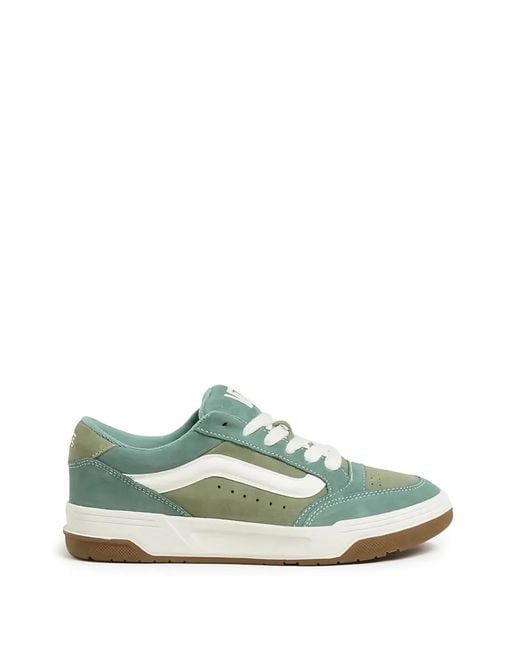 Vans Green Hylane Suede Panelled Sneakers for men