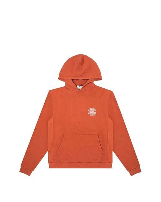 Eric Emanuel Orange Logo-Detail Hoodie for men