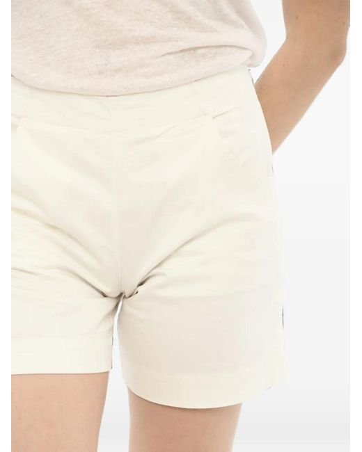Woolrich Natural Flat-Front Shorts