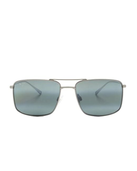 Maui Jim Blue Aeko Square-Frame Sunglasses for men