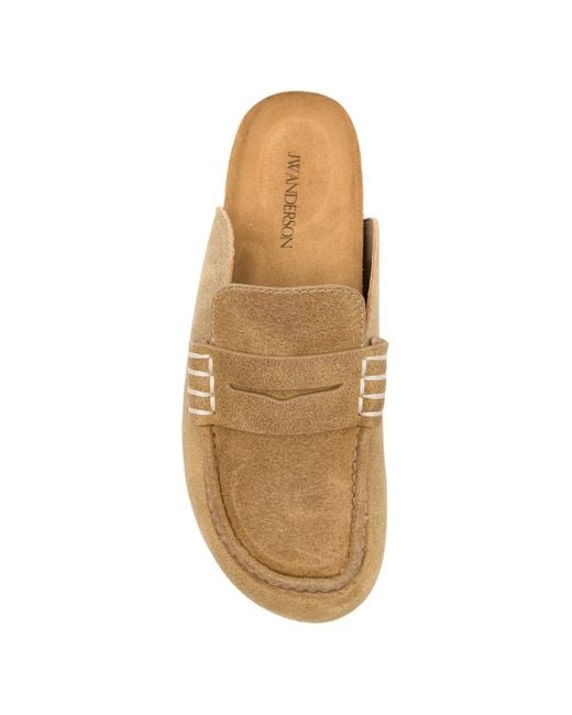 J.W. Anderson Brown Stitch Detail Loafers
