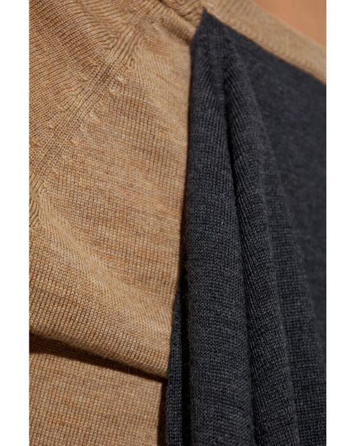 Moschino Natural Wool Dress