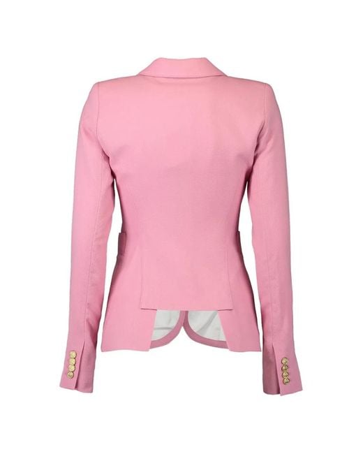 Smythe Pink Buttoned Blazer