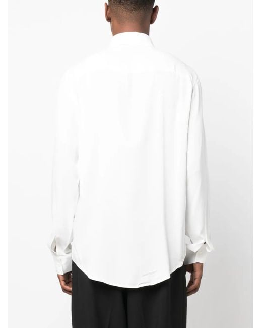 メンズ Patrizia Pepe ロングスリーブ シャツ White