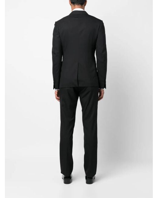 Tom Ford Black Two-Piece Single-Breasted Suit for men