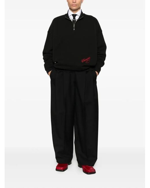 Willy Chavarria Black Veste À Fermeture Zippée for men