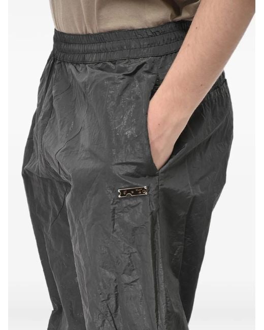 Off-White c/o Virgil Abloh Black Ankle-Drawstring Trousers for men