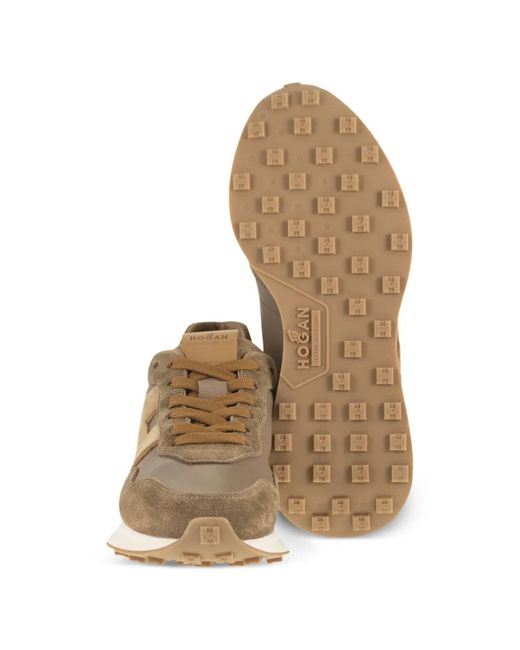 Hogan Natural H601 Suede Sneakers for men